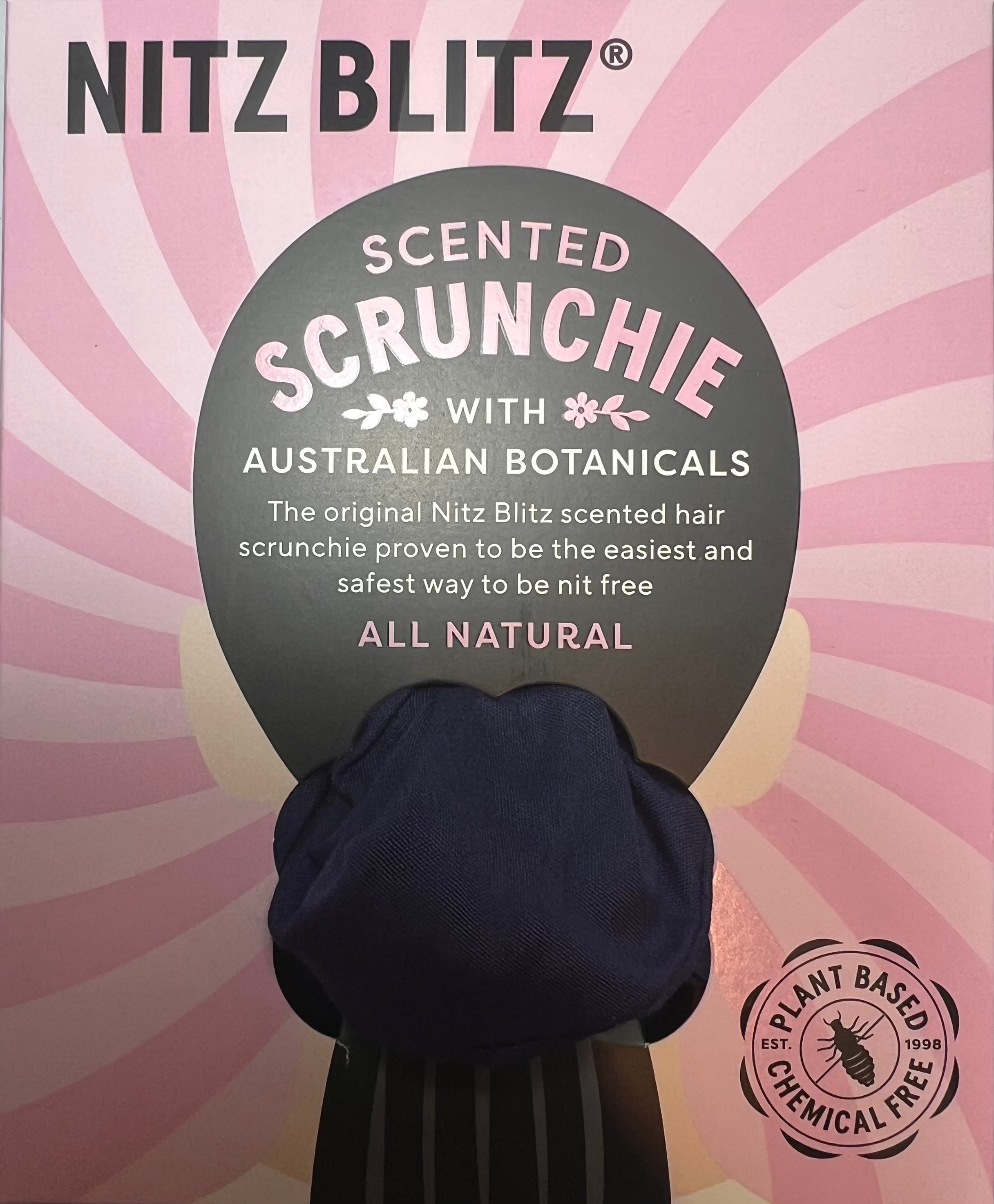 Nitz Blitz Scented Scrunchie Black packaging