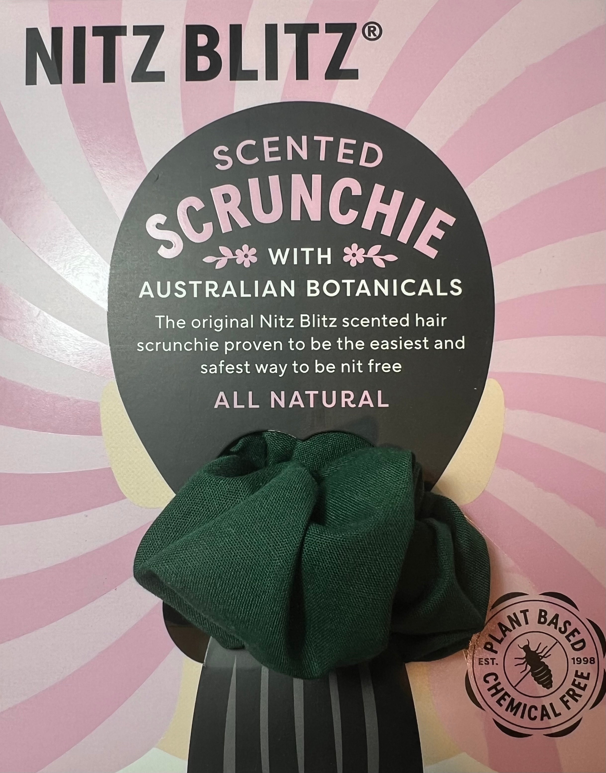 Nitz Blitz Scented Scrunchie Bottle Green packaging
