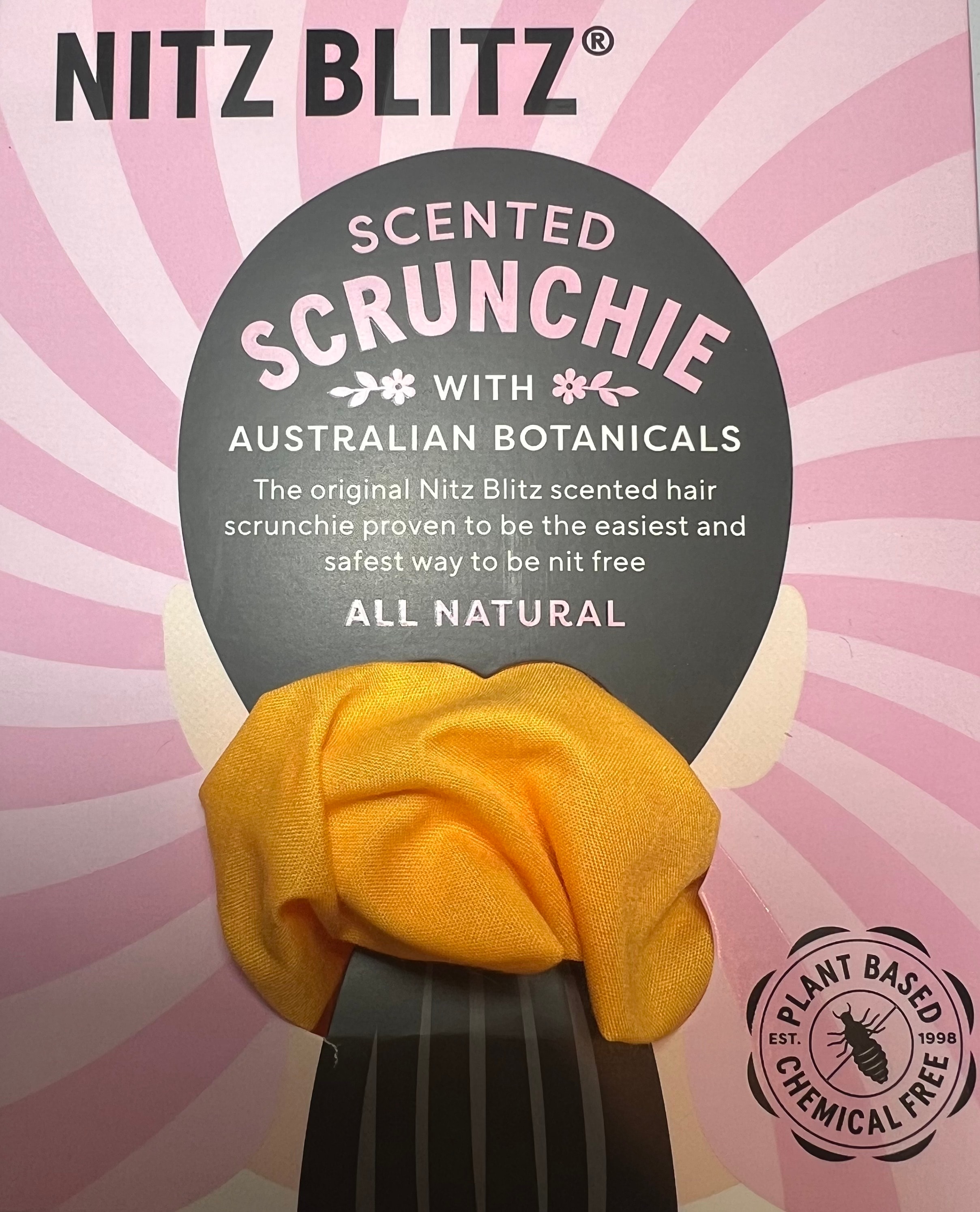 Nitz Blitz Scented Scrunchie Gold packaging