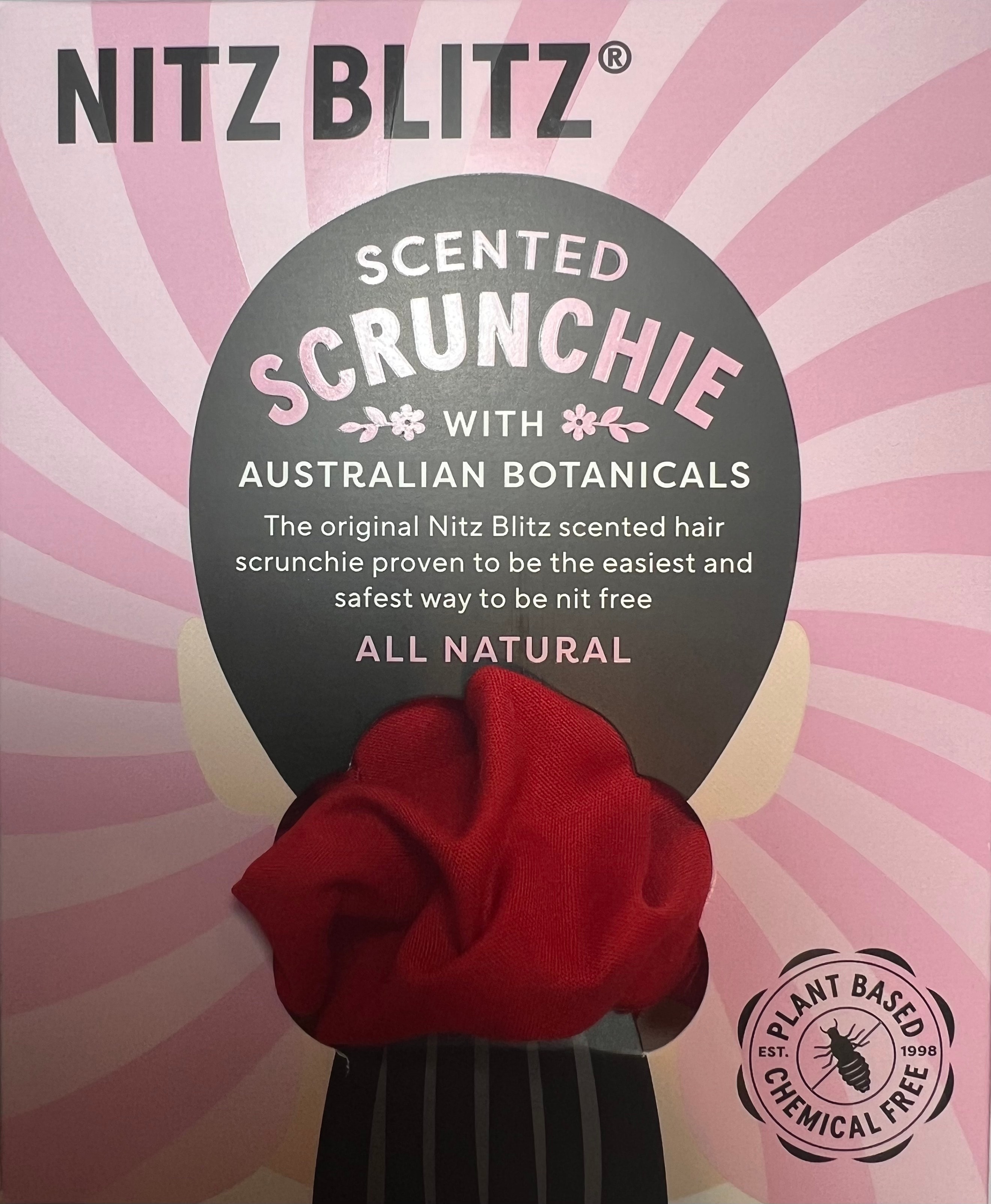 Nitz Blitz Scented Scrunchie Red packaging