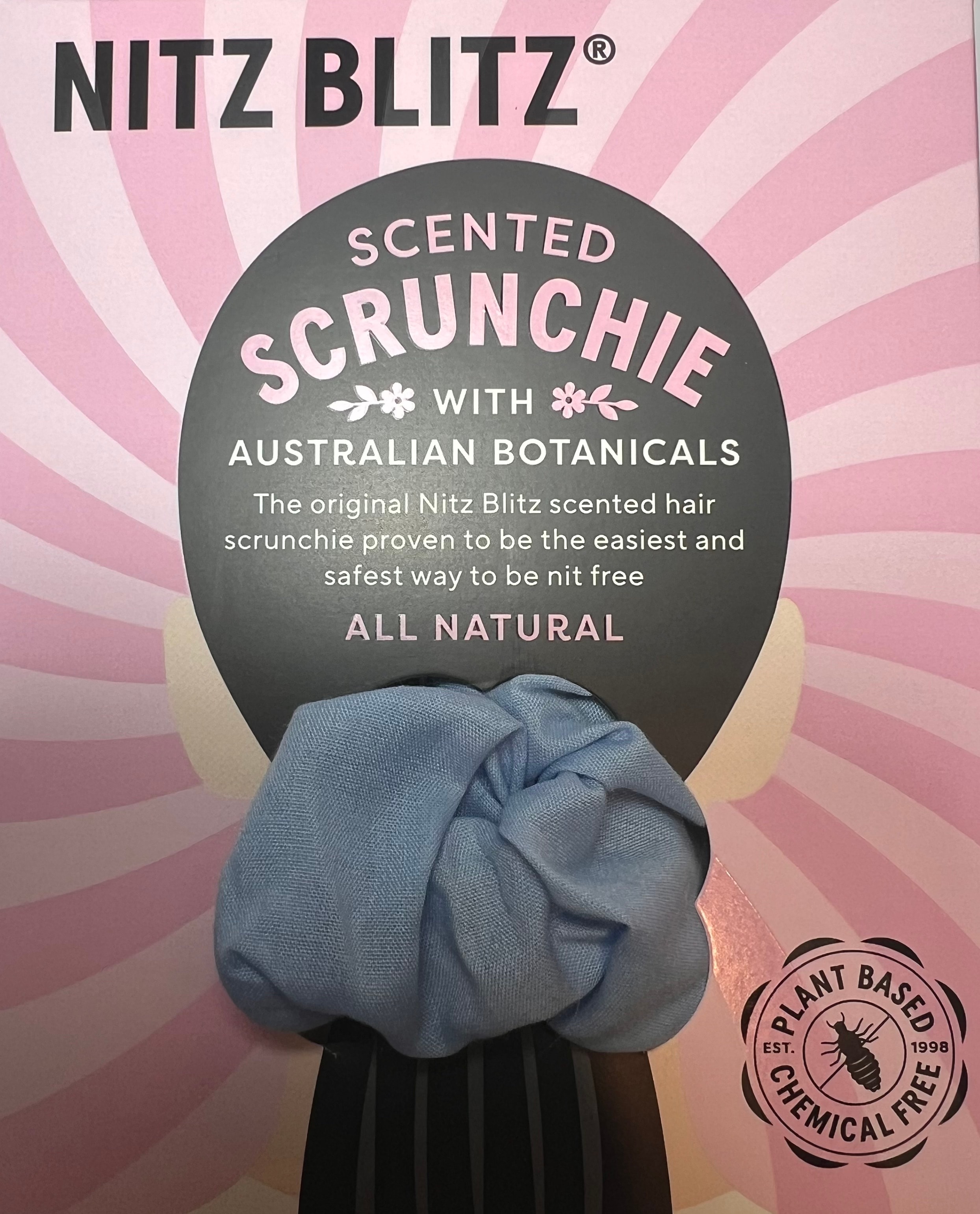 Nitz Blitz Scented Scrunchie Sky Blue packaging