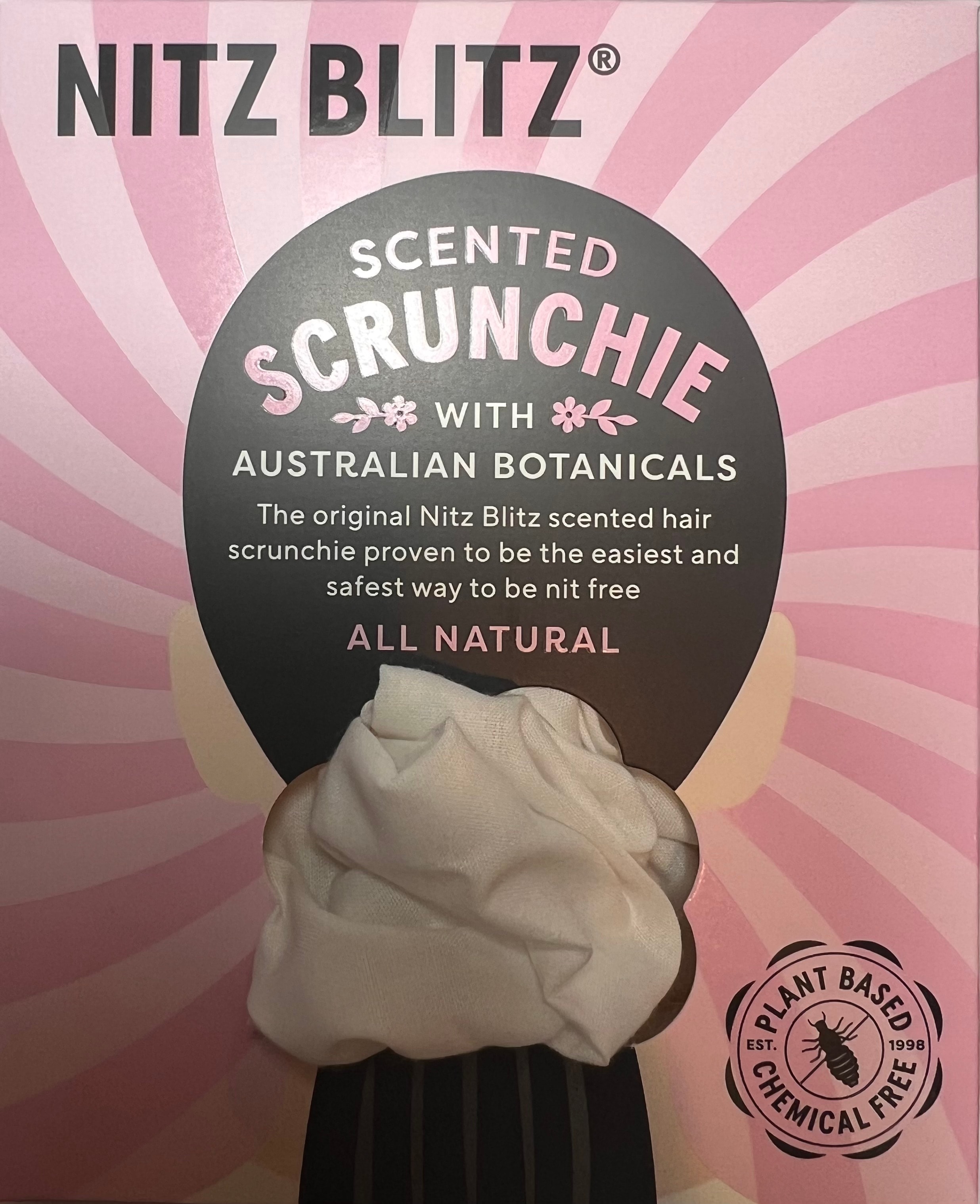 Nitz Blitz Scented Scrunchie White packaging